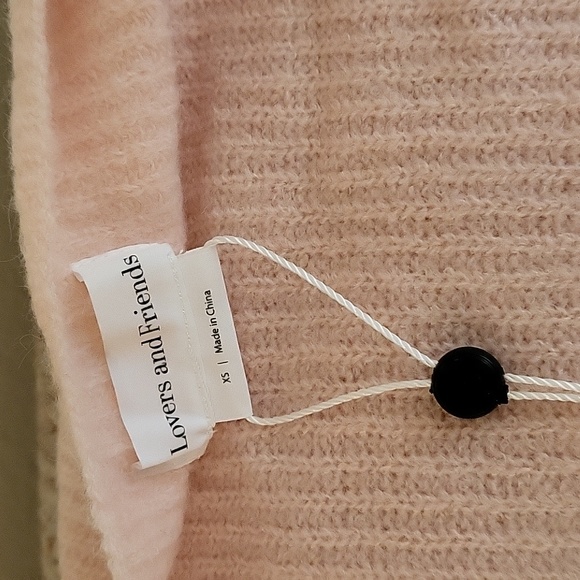 Lovers and Friends Alayah Pink Sweater XS - Picture 3 of 5